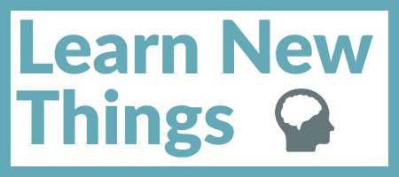 Learn new things graphic
